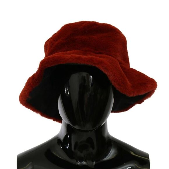 Dolce & Gabbana Mint Green Acrylic Fur Womens Bucket Hat